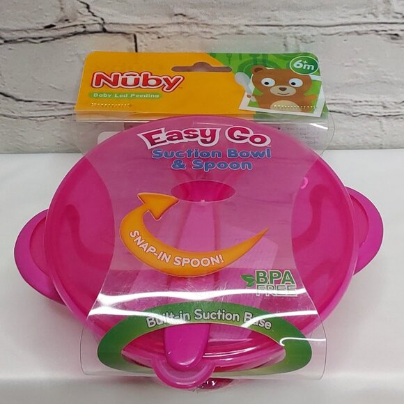 NUBY 'EASY GO SUCTION BOWL, SPOON & STORAGE TOP' - Picture 7 of 16